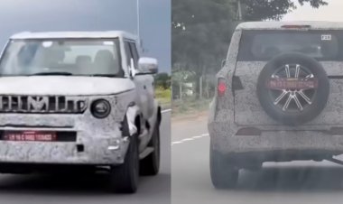 नयी Mahindra Bolero टेस्टिंग के दौरान स्पॉट, दिखें G-Wagen जैसी हेडलाइट्स और मस्कुलर लुक