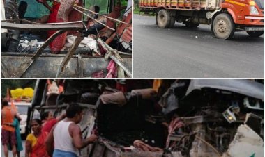 Deoghar Accident: कांवरियों से भरी बस दुर्घटनाग्रस्त, पांच श्रद्धालुओं की मौत, 23 घायल