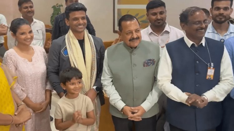 Shubhanshu Shukla: अंतरिक्ष से लौटे भारत के वीर  शुभांशु शुक्ला, दिल्ली एयरपोर्ट पर हुआ भव्य स्वागत
