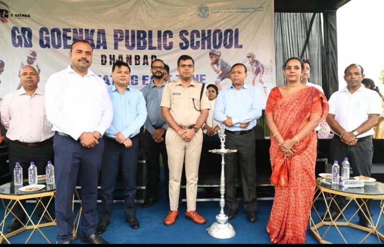 Dhanbad:जीडी गोयनका पब्लिक स्कूल मैं सीबीएसई पूर्वी क्षेत्र स्केटिंग प्रतियोगिता का SSP ने किया शुभारम्भ