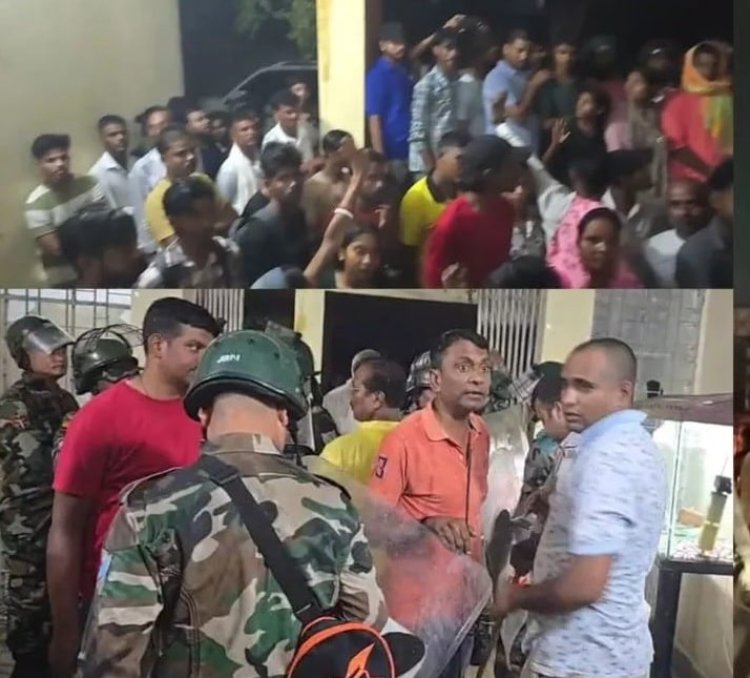 Jharkhand: रांची पंडरा में युवक की मौत पर हिंसक हंगामा: भीड़ ने थाने पर किया हमला, पुलिसकर्मी घायल