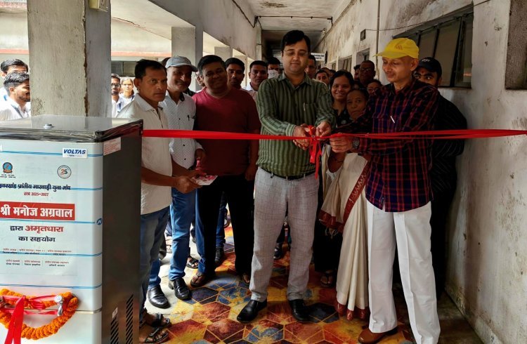 धनबाद: मारवाड़ी युवा मंच ने लगाया वाटर कूलर, नरेश केजरीवाल बोले – “समाज में सकारात्मक बदलाव की ज़रूरत”