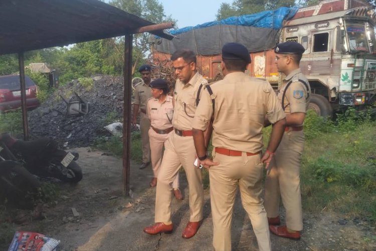 एसएसपी ने महुदा चेक पोस्ट का किया निरीक्षण