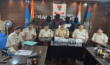 Jharkhand : रांची में ‘नीरज साहू गैंग’ एक्टिव! ठेकेदार से मांगी पांच लाख की रंगदारी, छह अपराधी गिरफ्तार