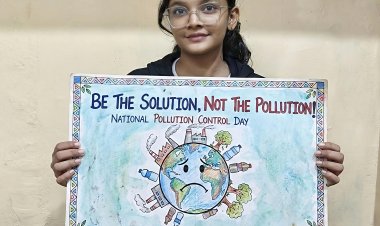 धनबाद: राष्ट्रीय प्रदूषण नियंत्रण दिवस पर मारवाड़ी युवा मंच झरिया शाखा की पोस्टर प्रतियोगिता