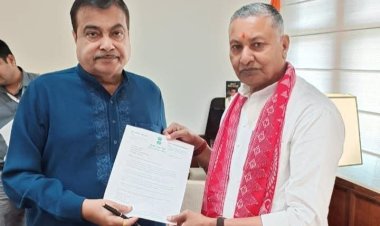 चतरा सांसद कालीचरण सिंह की दिल्ली में नितिन गडकरी से मुलाक़ात, हंटरगंज–जोरी बाइपास को मिली हरी झंडी!