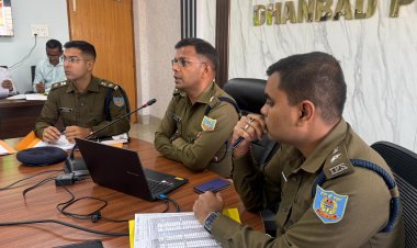 जनवरी में धनबाद पुलिस का दमदार प्रदर्शन, दर्ज मामलों से 100+  का निष्पादन,SSP ने दिए सख्त निर्देश