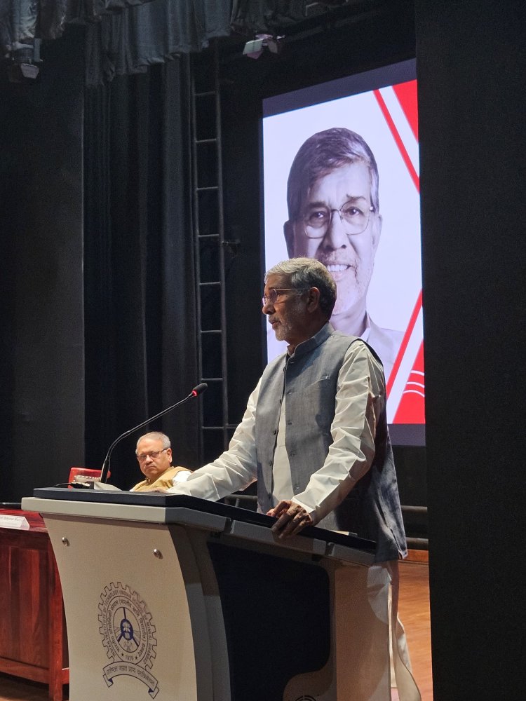 IIT ISM धनबाद में नोबेल विजेता Kailash Satyarthi का ऐतिहासिक लेक्चर: ‘करुणा’ से बदलेगा भविष्य