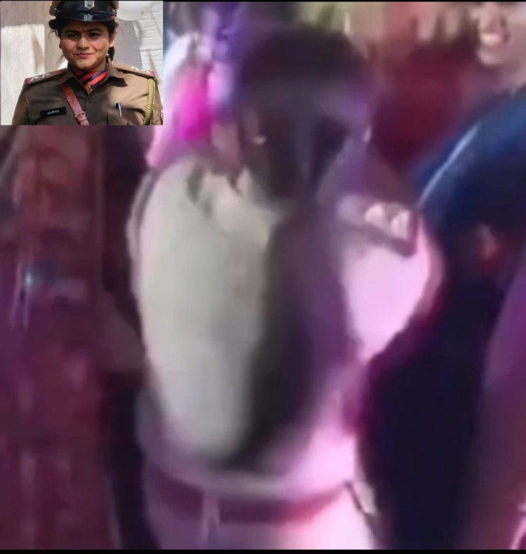 पुलिस वर्दी में डांडिया नाइट में भोजपुरी गाने पर डांस का VIDEO वायरल, राजगंज थानेदार अलीशा कुमारी लाइन क्लोज