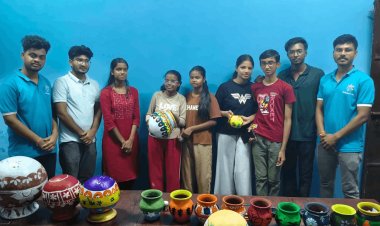 सिंदरी: ‘रेनबो 2026’ में रंगों से खिले सपने, नन्हे कलाकारों ने पॉट पेंटिंग और पेंटिंग प्रतियोगिता में बिखेरी प्रतिभा