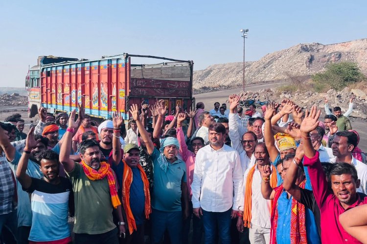 संजीव की पहल पर तीन साल से बंद जिनागोरा एमडीओ लोडिंग पॉइंट पुनः चालू 