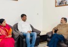 देवघर में निशिकांत दुबे से मिले मेयर संजीव सिंह और विधायक रागिनी सिंह, राजनीतिक हलकों में बढ़ी चर्चा