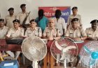 बोकारो में चोरी का 12 घंटे में खुलासा: रेलवे क्वार्टर से सामान उड़ाने वाले दो शातिर गिरफ्तार, सामान बरामद