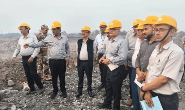 BCCL में उत्पादन और सुरक्षा पर बड़ा फोकस: CMD मनोज कुमार अग्रवाल ने कतरास एरिया का किया निरीक्षण