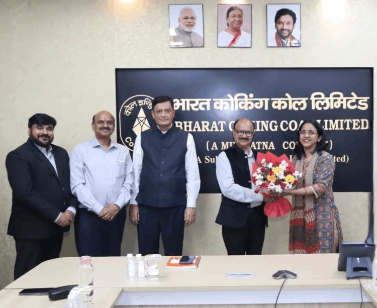 BCCL में विजिलेंस की नई कमान: दीप्ति पटेल ने संभाला CVO का अतिरिक्त प्रभार, कोयला भवन में हुआ भव्य स्वागत