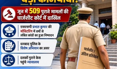 जून में धनबाद पुलिस का बड़ा एक्शन, 574 वारंटों का निष्पादन; फरार अपराधियों में मचा हड़कंप
