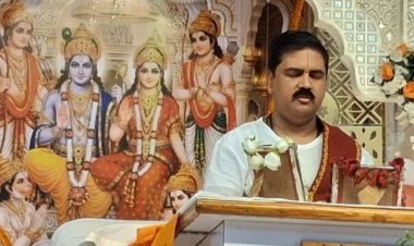 श्रीराम कथा में उमड़ा आस्था का सैलाब, राजन जी महाराज बोले- वर्तमान सुधारिए, भविष्य स्वयं संवर जाएगा