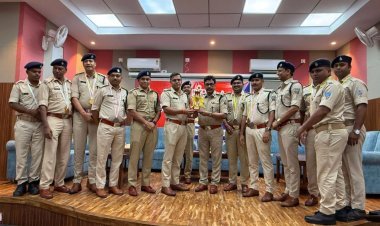 धनबाद पुलिस का जलवा! कोयला क्षेत्रीय ड्यूटी मीट-2026 में ओवरऑल चैंपियन बना जिला