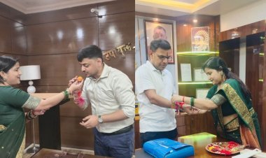 रक्षाबंधन पर अनोखा अपनापन: झरिया MLA रागिनी सिंह ने DC आदित्य रंजन और SSP प्रभात कुमार को बांधी राखी