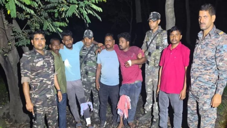 रामगढ़ के गिद्दी में आधी रात पुलिस से भिड़े अपराधी, 2 को लगी गोली; तीसरा जंगल में फरार