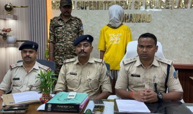 धनबाद : अधिवक्ता जावेद की हत्या की साजिश नाकाम, कट्टा-कारतूस संग अपराधी गिरफ्तार