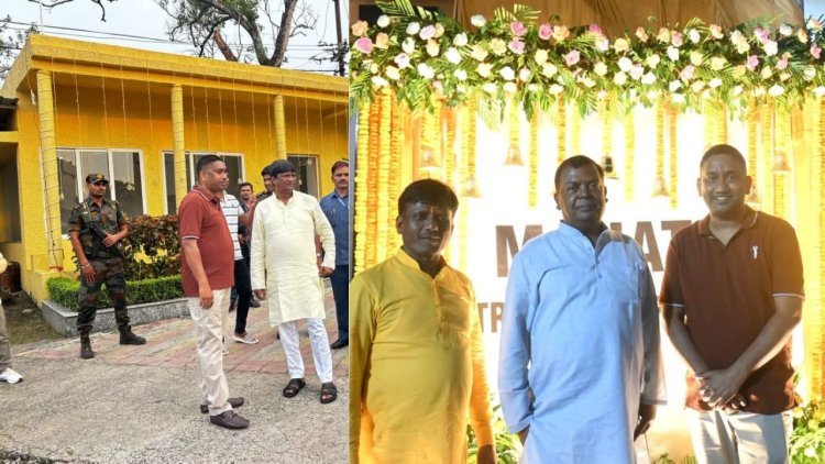 महतो ट्रांसपोर्ट में धूमधाम से मनी विश्वकर्मा पूजा, सांसद-विधायक समेत जुटे गणमान्य
