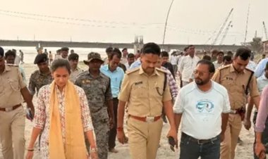 विक्रमशिला सेतु बंद: बियाडा घाट से मुफ्त जहाज सेवा शुरू, 60 जवान तैनात