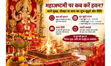 महाअष्टमी पर कब करें हवन? जानें सुबह, दोपहर या शाम का शुभ मुहूर्त और विधि