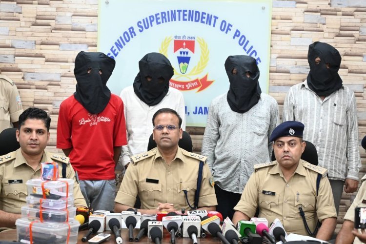 Jamshedpur:  जुगसलाई में  फायरिंग-डकैती की साजिश नाकाम, 2 शूटर समेत 4 गिरफ्तार