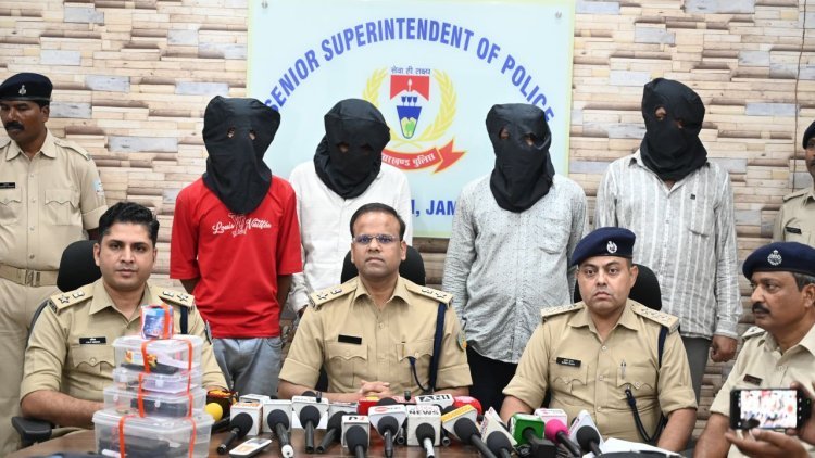 Jamshedpur:  जुगसलाई में  फायरिंग-डकैती की साजिश नाकाम, 2 शूटर समेत 4 गिरफ्तार