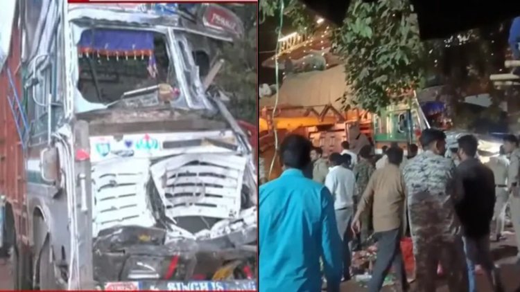 मध्य प्रदेश : ग्वालियर के शीतला माता मंदिर के पास ट्रक का कहर, 18 श्रद्धालुओं की मौत